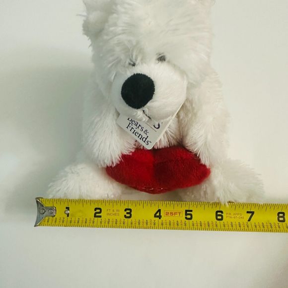 Boyds Bears Lil Wuvie Bear XOXO Valentine's Day Teddy Plush Cuddle Fluff - Picture 11 of 13